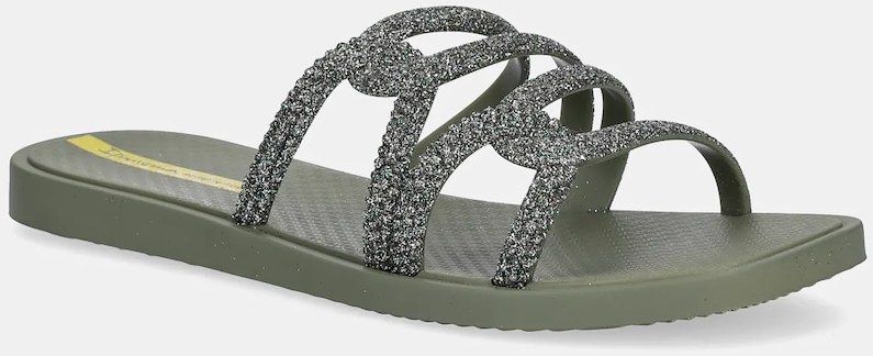Šľapky Ipanema SOLAR GLOW S dámske, zelená farba, 27286-BB954