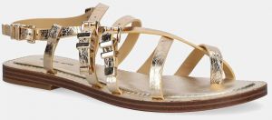 Sandále MICHAEL Michael Kors Darrington dámske, zlatá farba, 40S5DTFS1M.740
