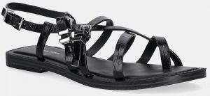 Sandále MICHAEL Michael Kors Darrington dámske, čierna farba, 40S5DTFS1L.001
