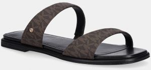 Šľapky MICHAEL Michael Kors Jaida dámske, hnedá farba, 40S5JDFS1B.292