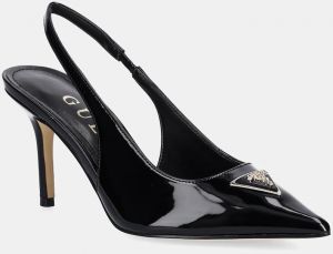 Lodičky Guess NASSIR čierna farba, FLJNAS PAF05