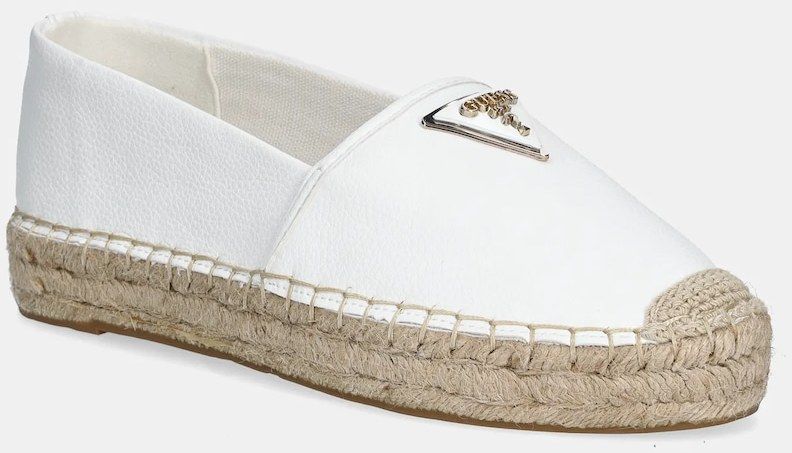 Espadrilky Guess JOLANDY biela farba, FLJLND LEA14