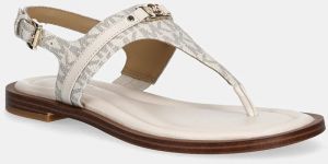 Sandále MICHAEL Michael Kors Mandy dámske, béžová farba, 40S5MAFS1B.132