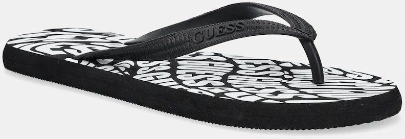 Šľapky Guess FLIP FLOP pánske, čierna farba, F5GZ07 BB00H