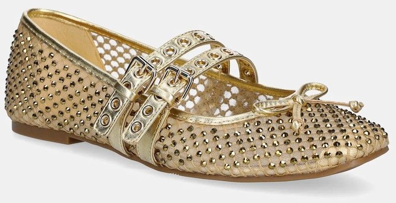 Baleríny Guess KAYANN zlatá farba, FLJKNN FAB02