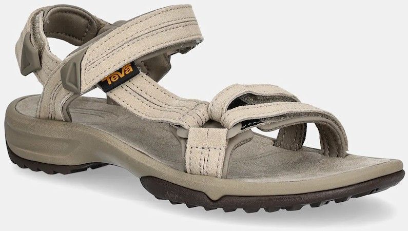Sandále Teva Terra Fi Lite Suede dámske, béžová farba, 1124035