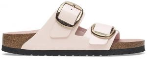 Kožené šľapky Birkenstock Arizona Big Buckle dámske, ružová farba, 1029352