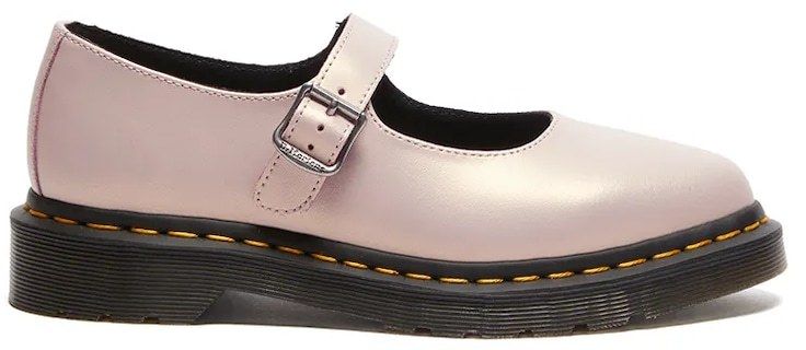 Kožené balerínky Dr. Martens Elphie MJ Mary Jane ružová farba, DM41092650