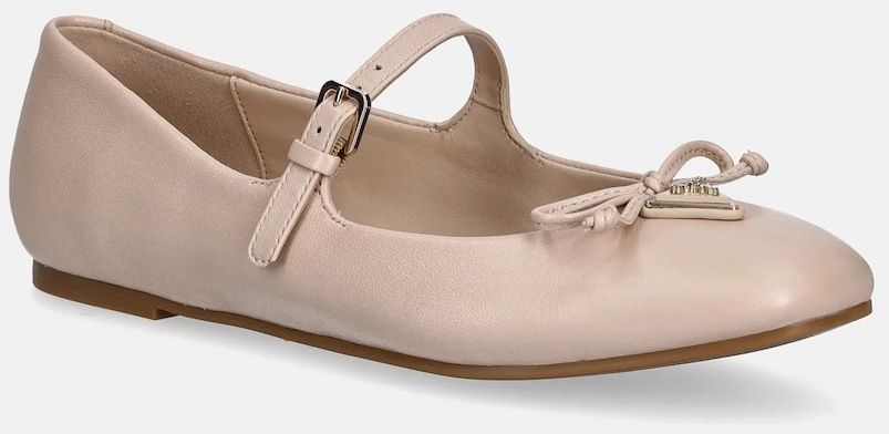 Baleríny Guess KAYRA béžová farba, FLJKAY LEA02