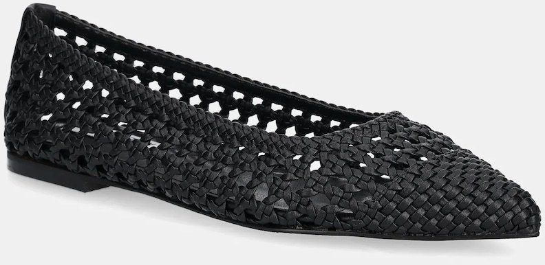 Baleríny Steve Madden Saxton čierna farba, SM11003687