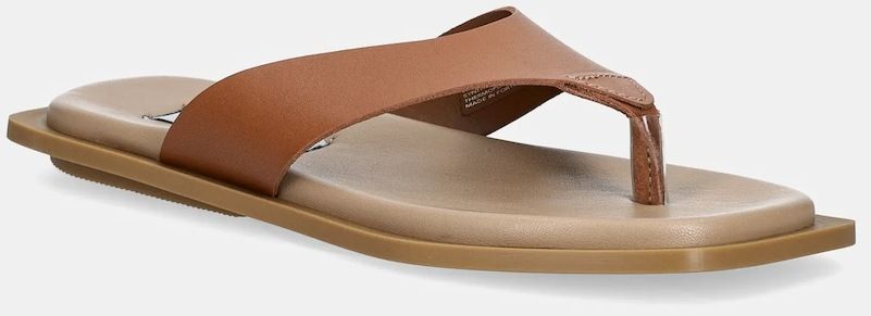 Šľapky Steve Madden Splash dámske, hnedá farba, na plochom podpätku, SM11003722