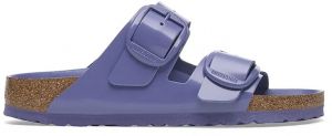 Kožené šľapky Birkenstock Arizona Big Buckle dámske, fialová farba, 1029368