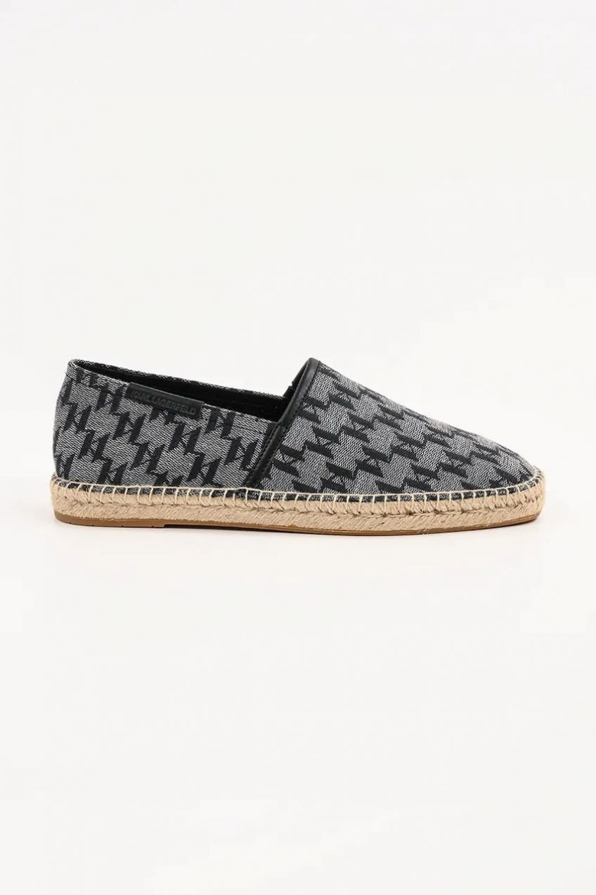 Espadrilky Karl Lagerfeld KAMINO II šedá farba, KL70125