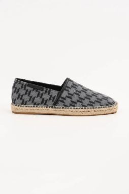 Espadrilky Karl Lagerfeld KAMINO II šedá farba, KL70125