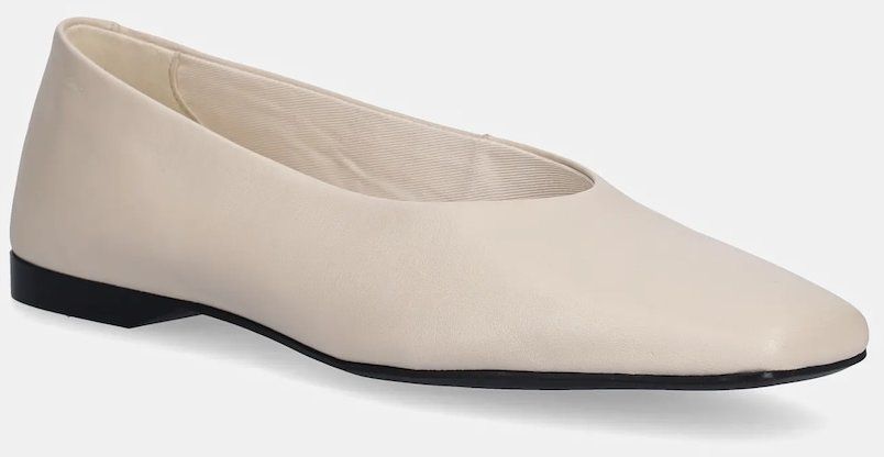 Kožené balerínky Vagabond Shoemakers DELIA béžová farba, 5907-101-02