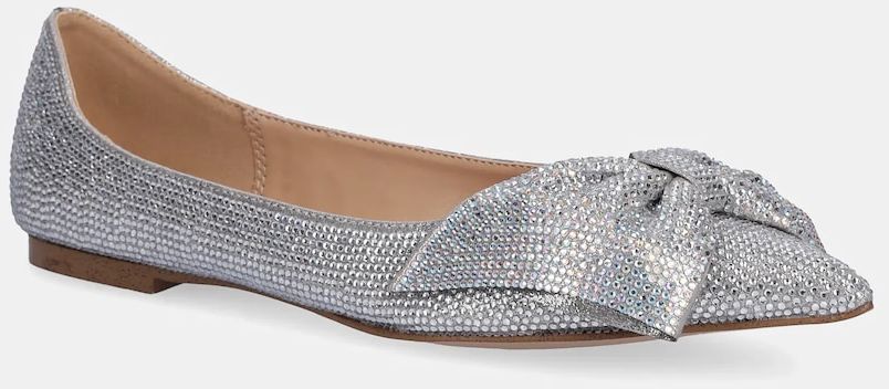 Baleríny Steve Madden Magi-R strieborná farba, SM11003532