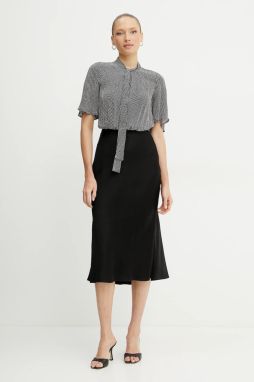 Šaty Elisabetta Franchi čierna farba, midi, priliehavá, AB85752E2