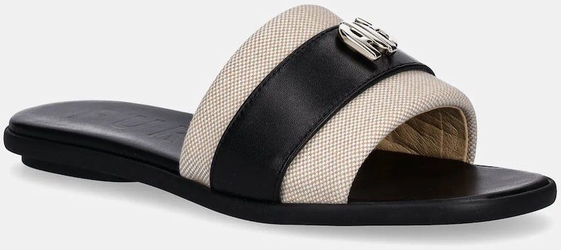 Šľapky Furla Furlarch Mule dámske, čierna farba, YJ31RCH BX3893 EC000