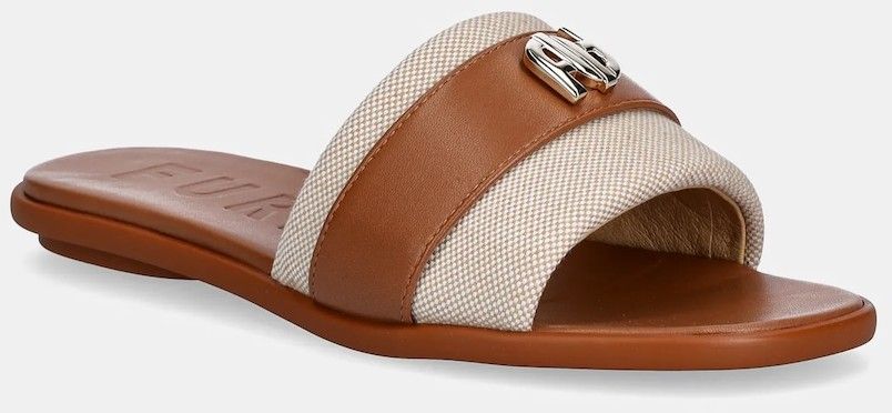 Šľapky Furla Furlarch Mule dámske, hnedá farba, YJ31RCH BX3893 3904S