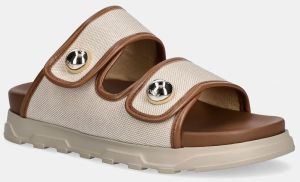 Šľapky Furla Sfera Mule dámske, hnedá farba, na platforme, YJ55SFE BX3900 3927S