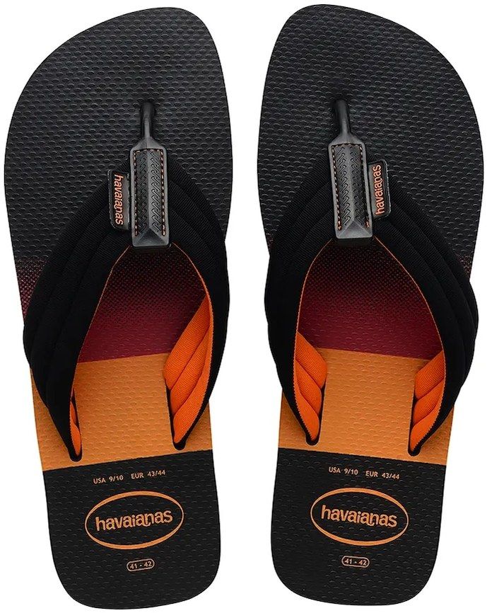 Šľapky Havaianas URBAN PRINT pánske, čierna farba, 4148359.0090