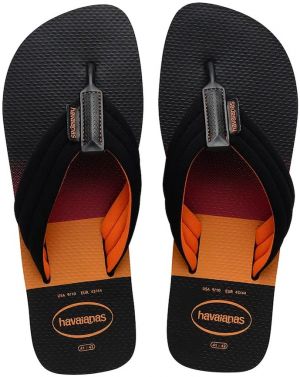 Šľapky Havaianas URBAN PRINT pánske, čierna farba, 4148359.0090