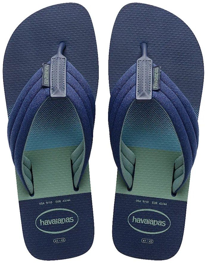 Šľapky Havaianas URBAN PRINT pánske, tmavomodrá farba, 4148359.0555
