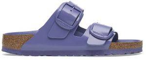 Kožené šľapky Birkenstock Arizona Big Buckle dámske, fialová farba, 1029383