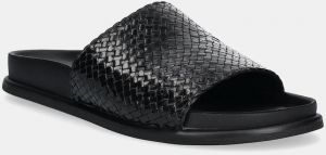 Kožené šľapky Vagabond Shoemakers EFFIE dámske, čierna farba, 5922-125-20