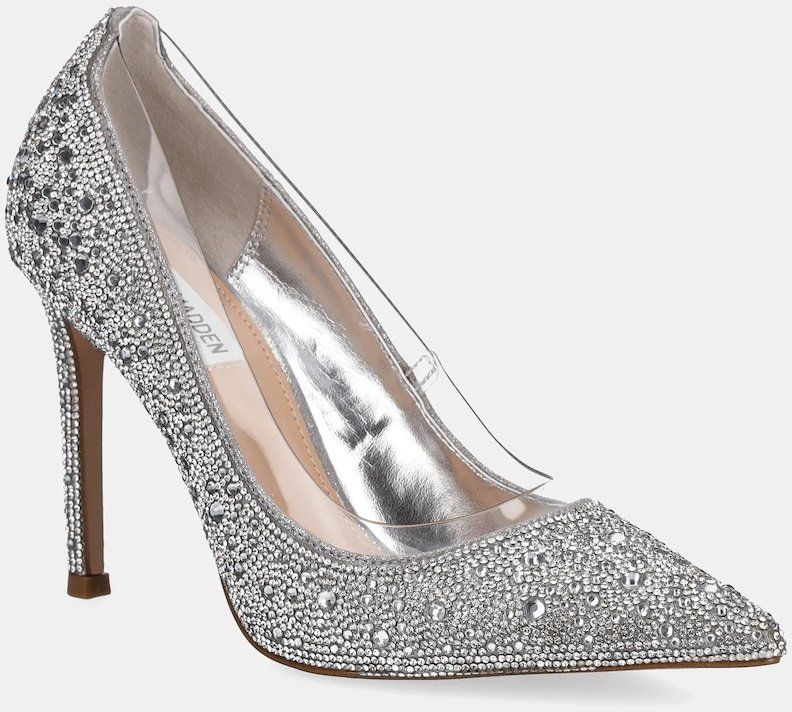 Lodičky Steve Madden Lineup-R strieborná farba, SM11003635