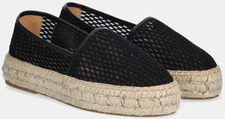 Espadrilky Answear.LAB čierna farba, na platforme