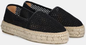 Espadrilky Answear.LAB čierna farba, na platforme