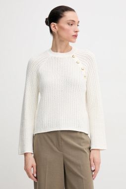 Bavlnený sveter Barbour Angela dámsky, béžová farba, LKN1639WH71