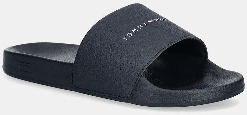 Šľapky Tommy Hilfiger HILIFGER NYC POOL SLIDE pánske, tmavomodrá farba, FM0FM05432