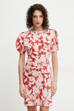 Šaty Victoria Beckham ružová farba, mini, priliehavá, 1225WDR006087G