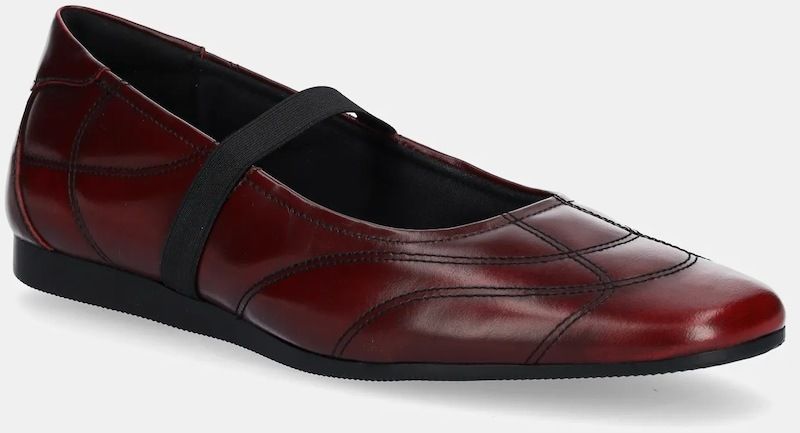 Kožené balerínky Vagabond Shoemakers Hillary bordová farba, 5925-518-47