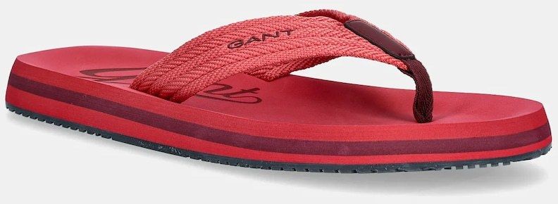 Šľapky Gant Brodale pánske, červená farba, 30639850.G514