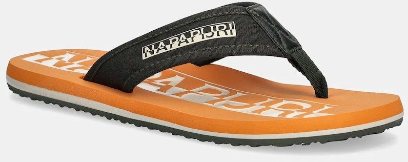 Šľapky Napapijri ELM pánske, zelená farba, NP0A4IQU.A70