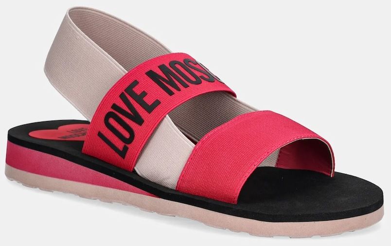 Sandále Love Moschino dámske, ružová farba, JA16033G0MJN460C