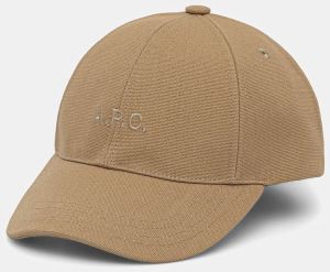 Bavlnená šiltovka A.P.C. casquette charlie béžová farba, jednofarebná, COGYX.M24069