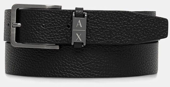 Opasok Armani Exchange čierna farba, XM001099 AF13990