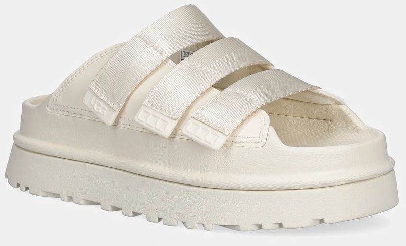 Šľapky UGG Goldenglow Slide béžová farba, na platforme, 1167430-JSM
