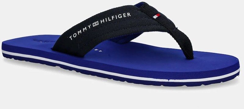 Šľapky Tommy Hilfiger HILFIGER NYC BEACH SANDAL tmavomodrá farba, FM0FM05437