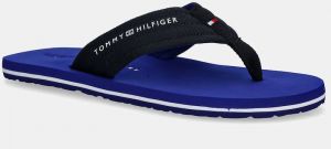Šľapky Tommy Hilfiger HILFIGER NYC BEACH SANDAL tmavomodrá farba, FM0FM05437