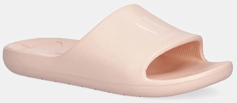 Šľapky Armani Exchange béžová farba, XDP038 XV703 U619