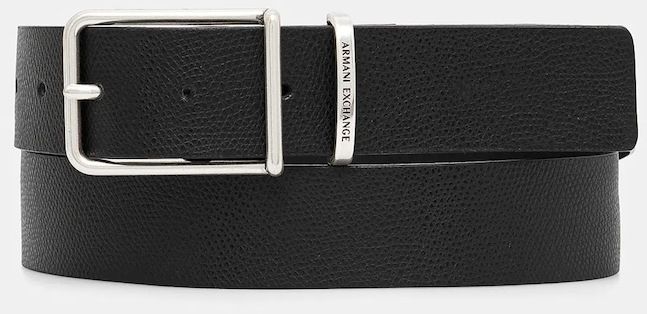Opasok Armani Exchange čierna farba, XM000615 AF12714