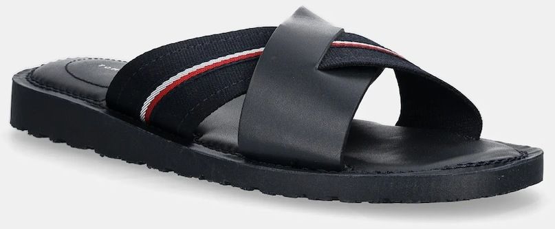 Šľapky Tommy Hilfiger CORE HILFIGER LH CRISS C SANDAL tmavomodrá farba, FM0FM05415