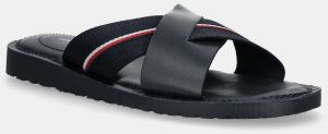 Šľapky Tommy Hilfiger CORE HILFIGER LH CRISS C SANDAL tmavomodrá farba, FM0FM05415