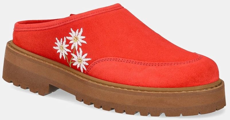 Semišové šľapky Diemme Maggiore oranžová farba, DI25SPMAW-M06S006COR