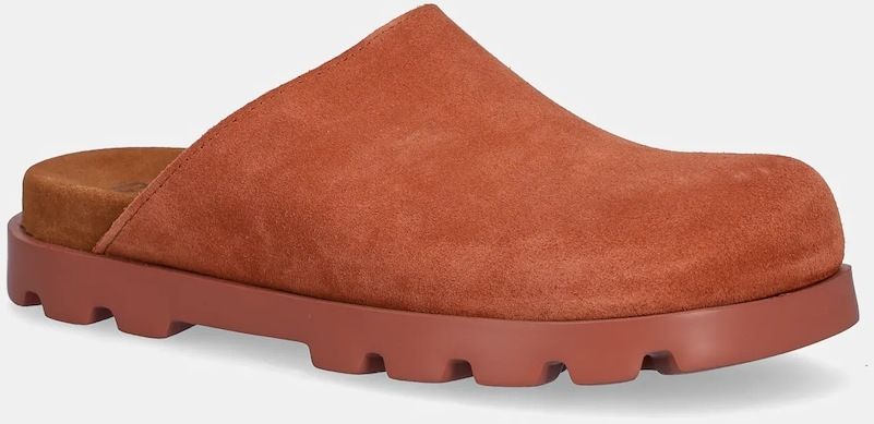 Semišové šľapky Camper Brutus Sandal oranžová farba, K201545-009